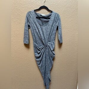 The Vanity Room Asymmetrical Gray Dress